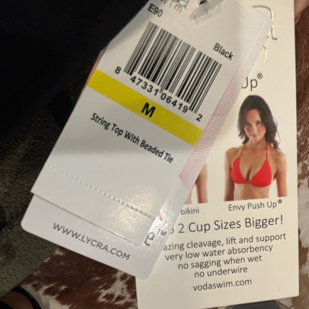 Black Triangle Bikini Top - image 4